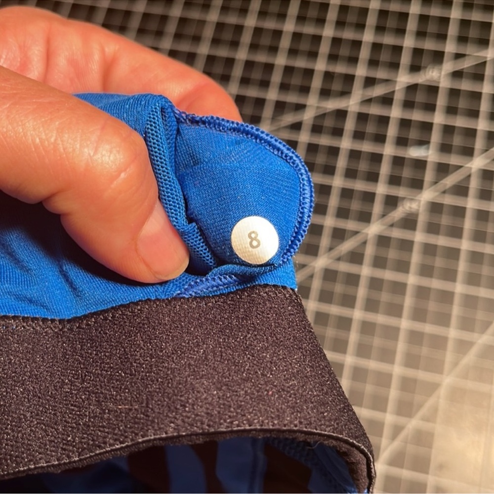Lululemon Athletica Blue and Black Sports Bra - Picture 4 of 4